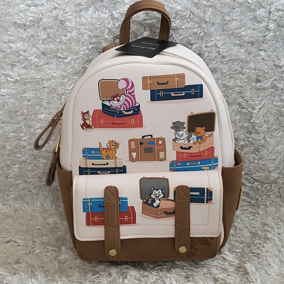 NWT Loungefly Traveling Cats mini backpack - Picture 7 of 16